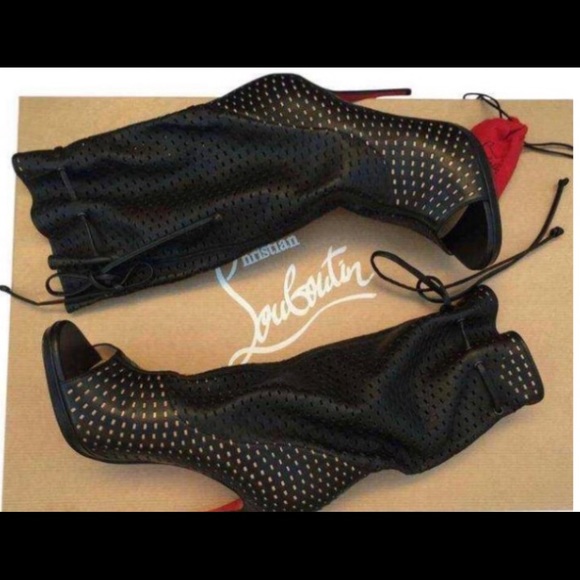 Christian Louboutin “Jennifer” 120mm black booties - Picture 4 of 6